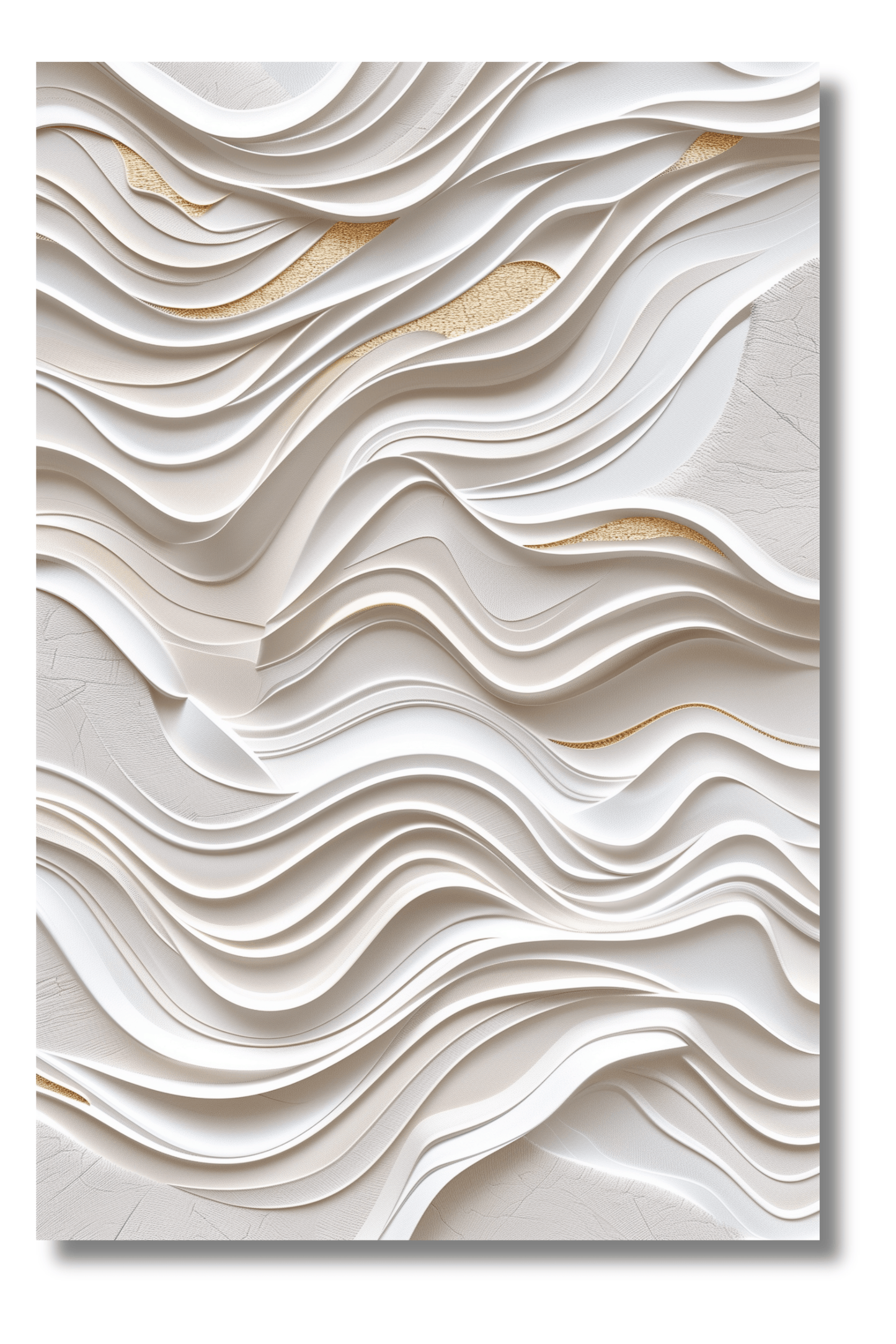 Espiral Suave en Relieve – Arte Abstracto para Decoración Moderna