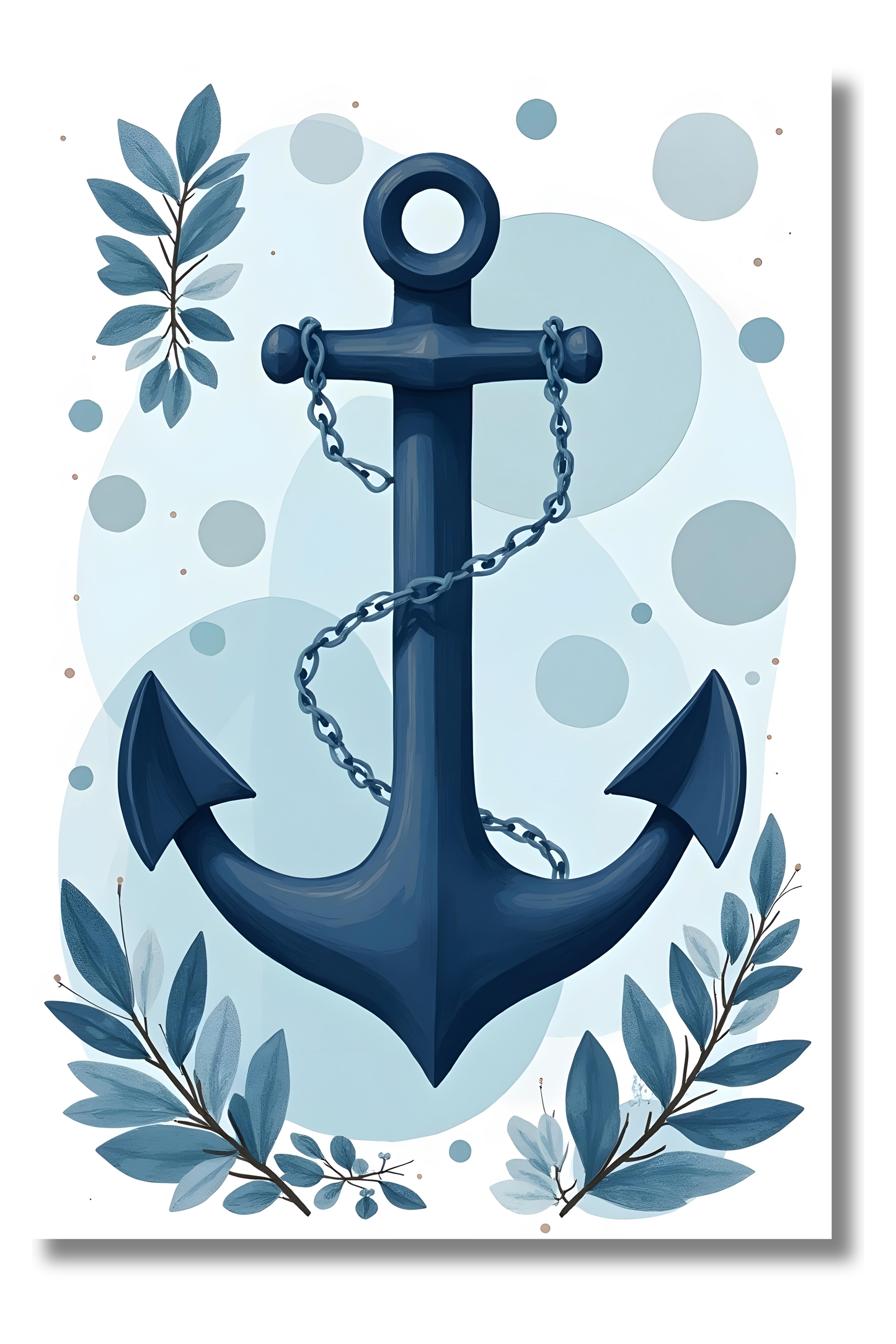Decoración con Ancla Azul – Elegancia y Calma Marina