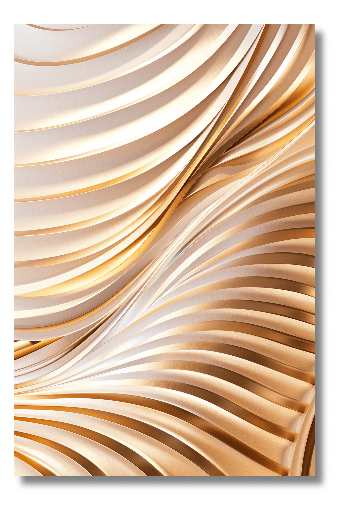 Relieve Beige Orgánico – Composición Abstracta Moderna