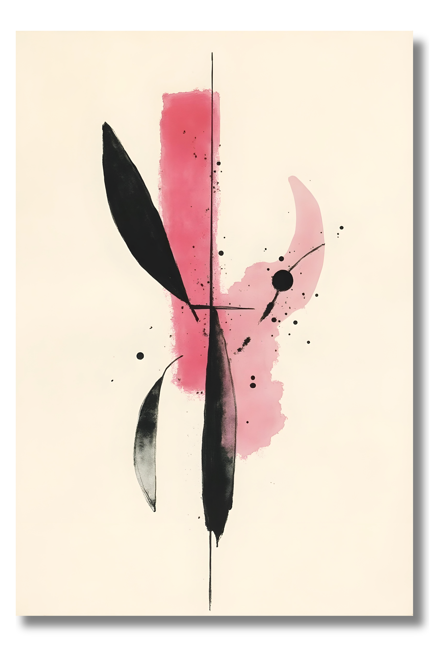 Ritmo Ascendente Abstracto – Cuadro Minimalista Zen