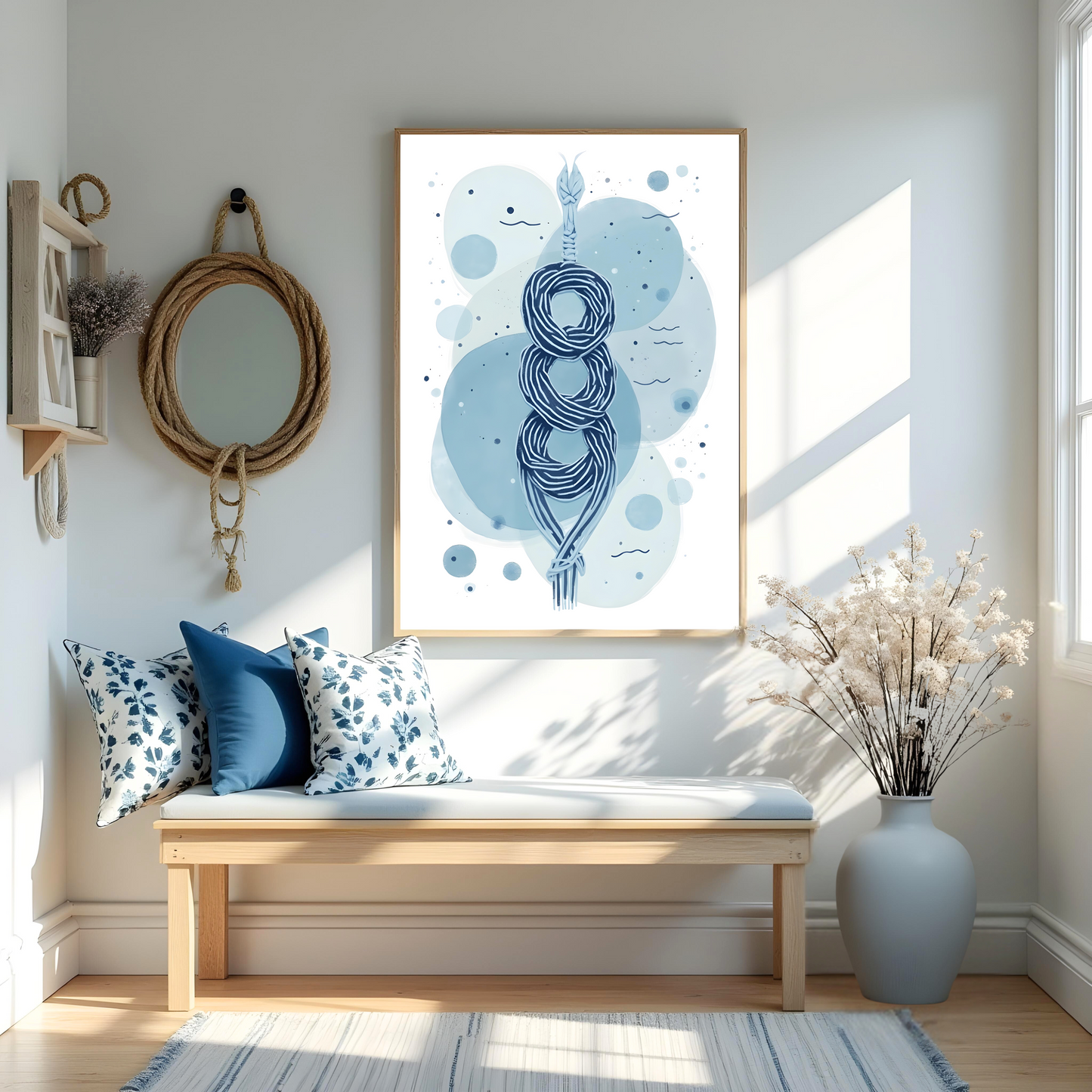 Estilo Náutico Contemporáneo – Nudo Azul Boho