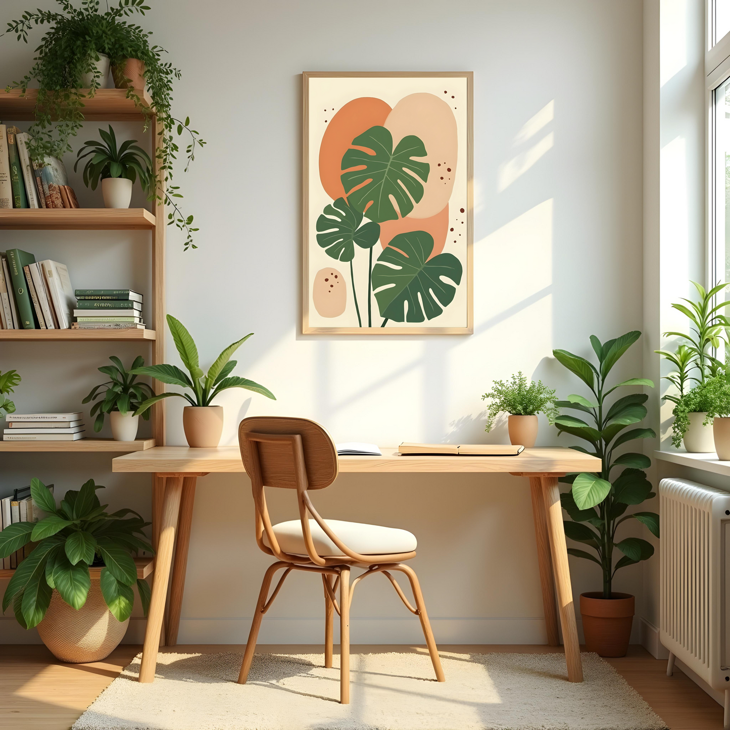 Composición de Plantas Tropicales Modernas – Estilo Nórdico Natural