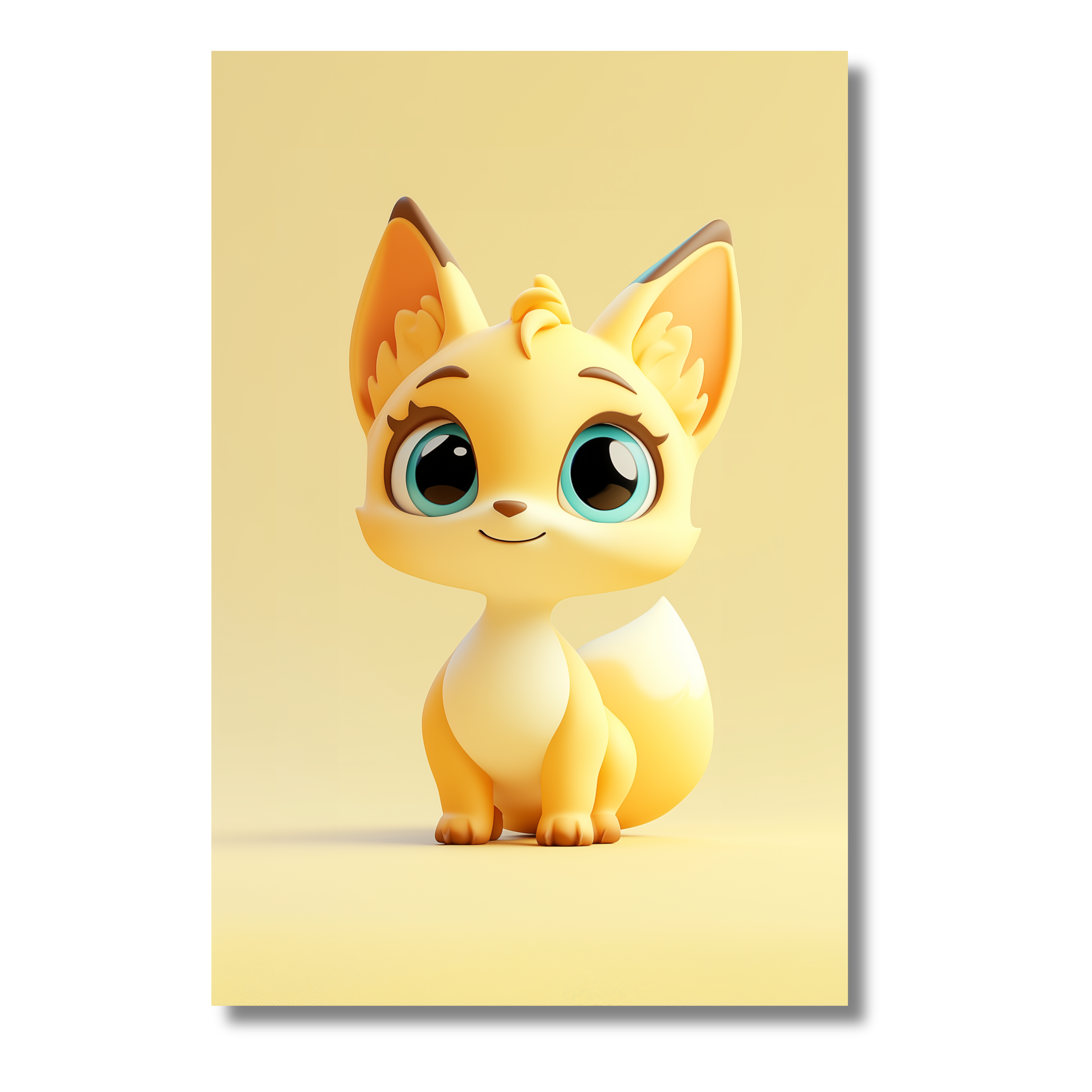 Zorro Joven inspirado en el Estilo Pixar – Póster Infantil Colorido