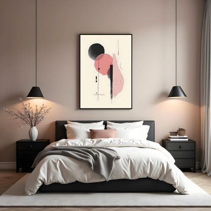 Verticalidad Equilibrada en Sumi-e – Arte Japones Moderno