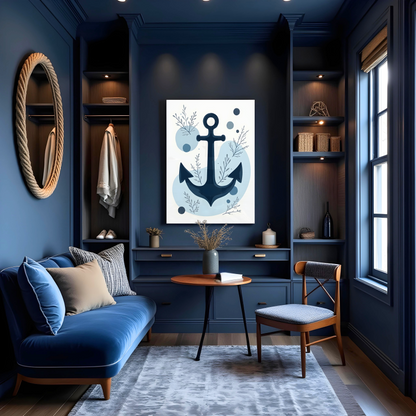 Ancla Azul Bohemia – Estilo Náutico Sofisticado