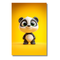 Panda inspirado en el Estilo Pixar – Póster Infantil Tierno y Divertido