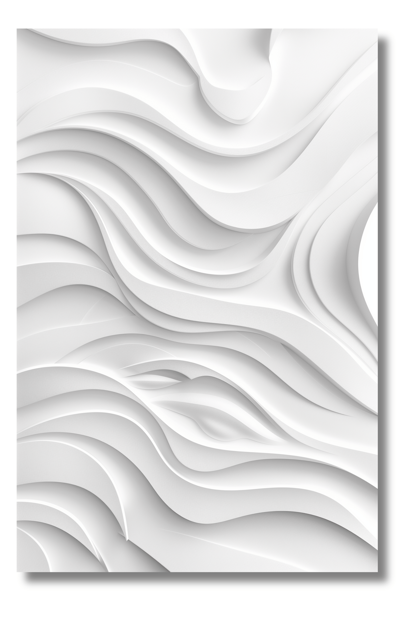 Composición de Curvas Suaves – Diseño Abstracto en Tonos Cálidos