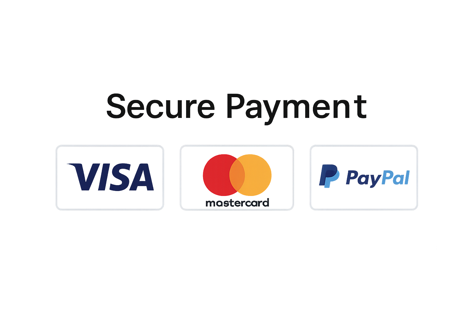 Métodos de pago seguros
